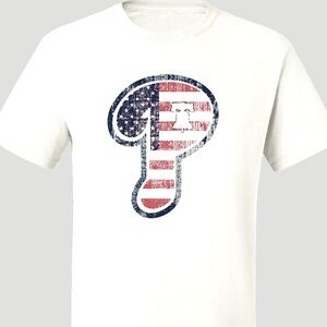 Phillies America From Hare Wear Apparel... White, Unisex Multiple Sizes